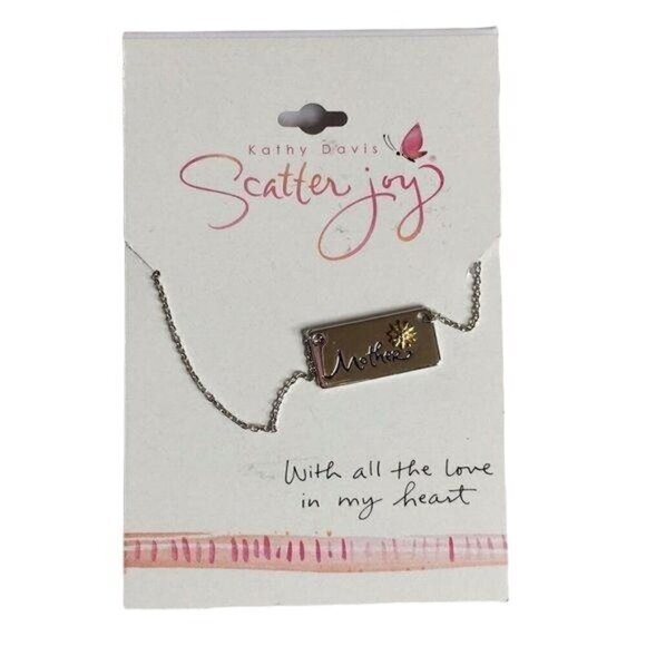 NEW Silver Plate Mother Necklace - Picture 1 of 6